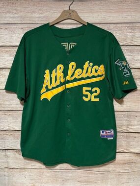 Athletics Yoenis Cespedes #52 Stitched
Majestic Authentic Collection Size 56